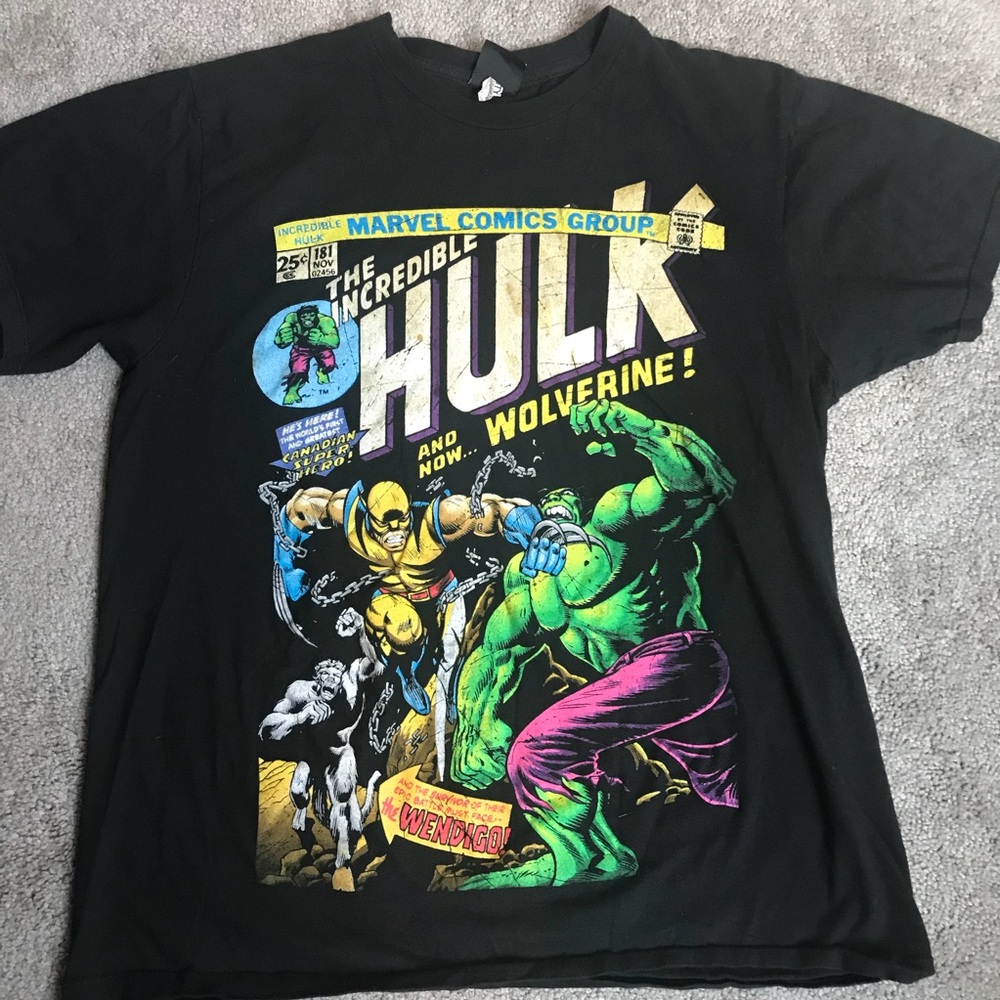 Hulk Marvel tee shirt